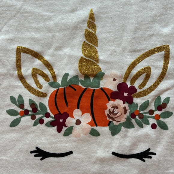 NWT Pumpkin Unicorn T-shirt - Picture 2 of 3